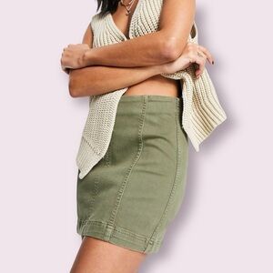 Free People Army Modern Femme Mini Skirt